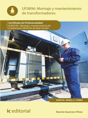 cover image of Montaje y mantenimiento de transformadores. ELEE0109